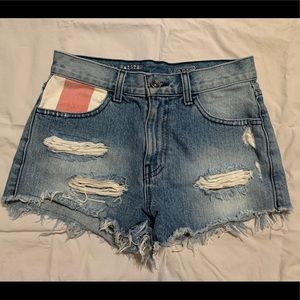 Vans high waisted shorts